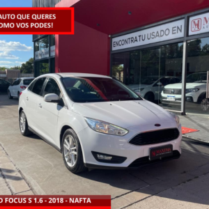 FORD FOCUS S 1.6. -AÑO:2018.