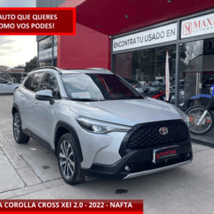 TOYOTA COROLLA CROSS XEI 2.0 - AÑO:2022.