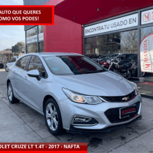 CHEVROLET CRUZE LT 1.4 - AÑO:2017.