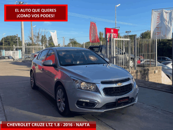 CHEVROLET CRUZE LTZ 1.8 - AÑO:2016. - Imagen 2