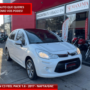CITROEN C3 FEEL PACK GNC - AÑO:2017.