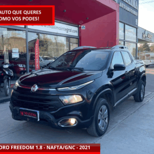FIAT TORO FREEDOM 1.8 - AÑO:2021 - NAFTA/GNC.