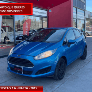 FORD FIESTA S 1.6 - AÑO:2015.