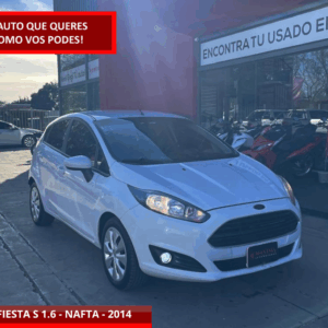 FORD FIESTA S 1.6 - AÑO:2014