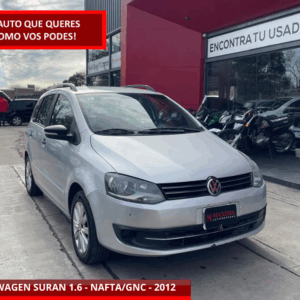 VOLKSWAGEN SURAN 1.6 - AÑO:2012.