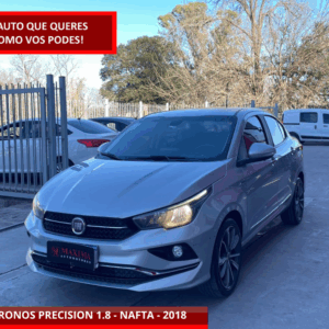 FIAT CRONOS PRECISION 1.8 - NAFTA/GNC - AÑO:2018.
